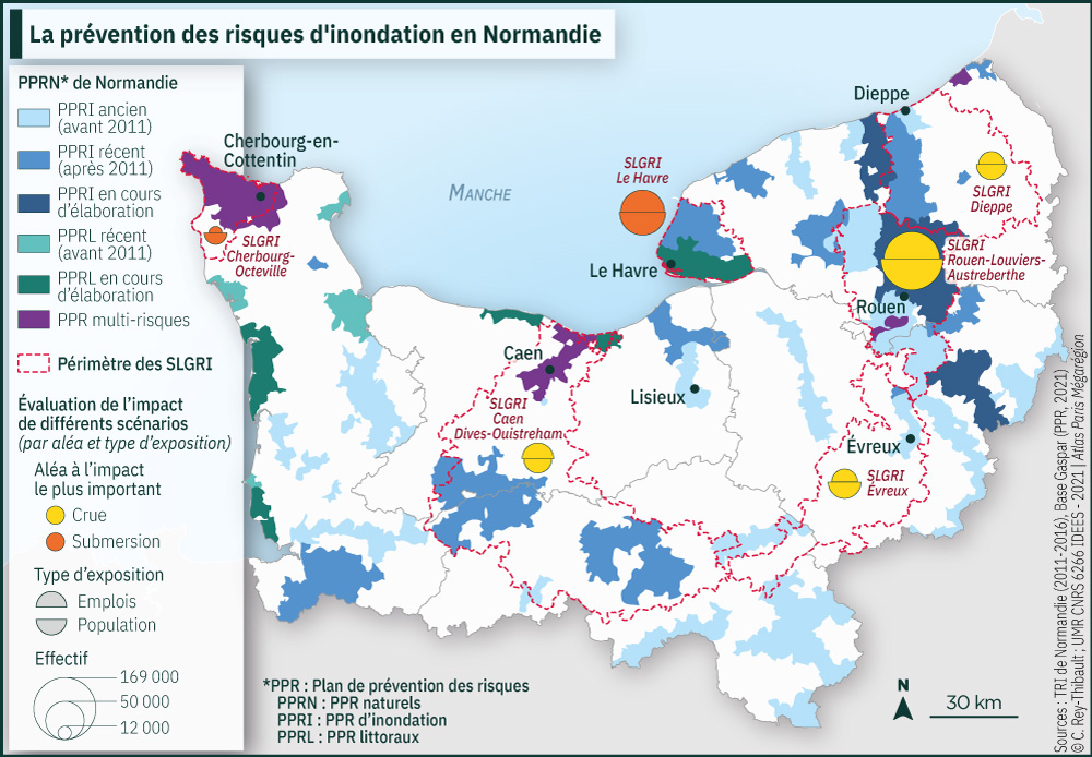La prévention des risques d'inondation en Normandie