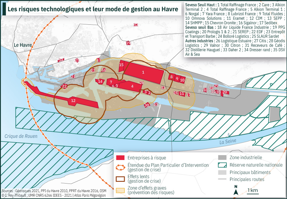 Les risques technologiques et leur mode de gestion au Havre